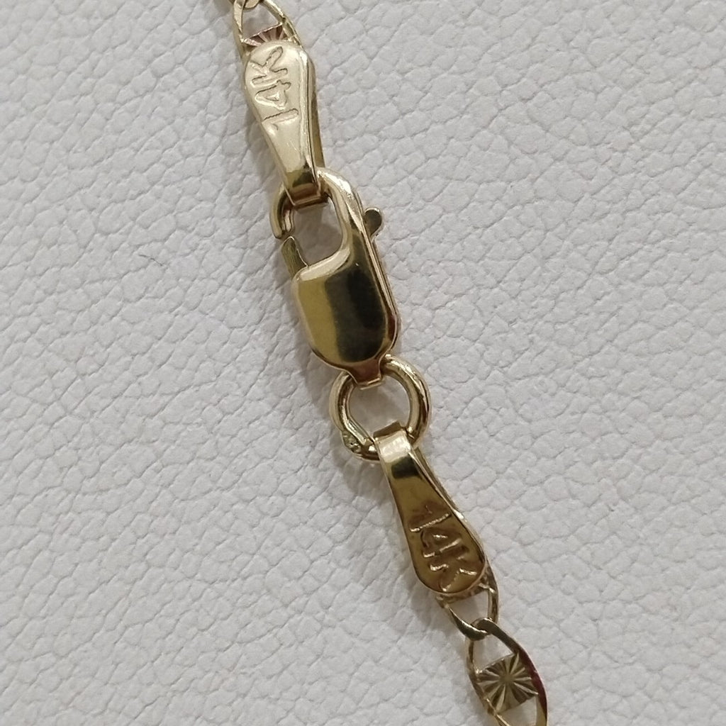 CADENA TEJIDO MARINERO 3.81GR 60 CM (NUEVO)