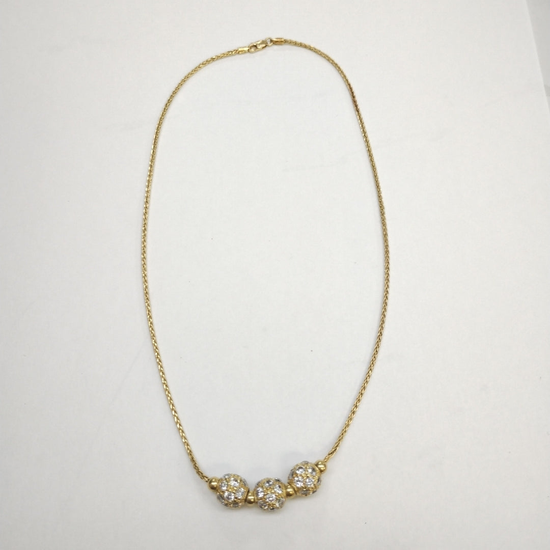 GARGANTILLA ORO 14 K 10,20 GRMS (SEMINUEVO)