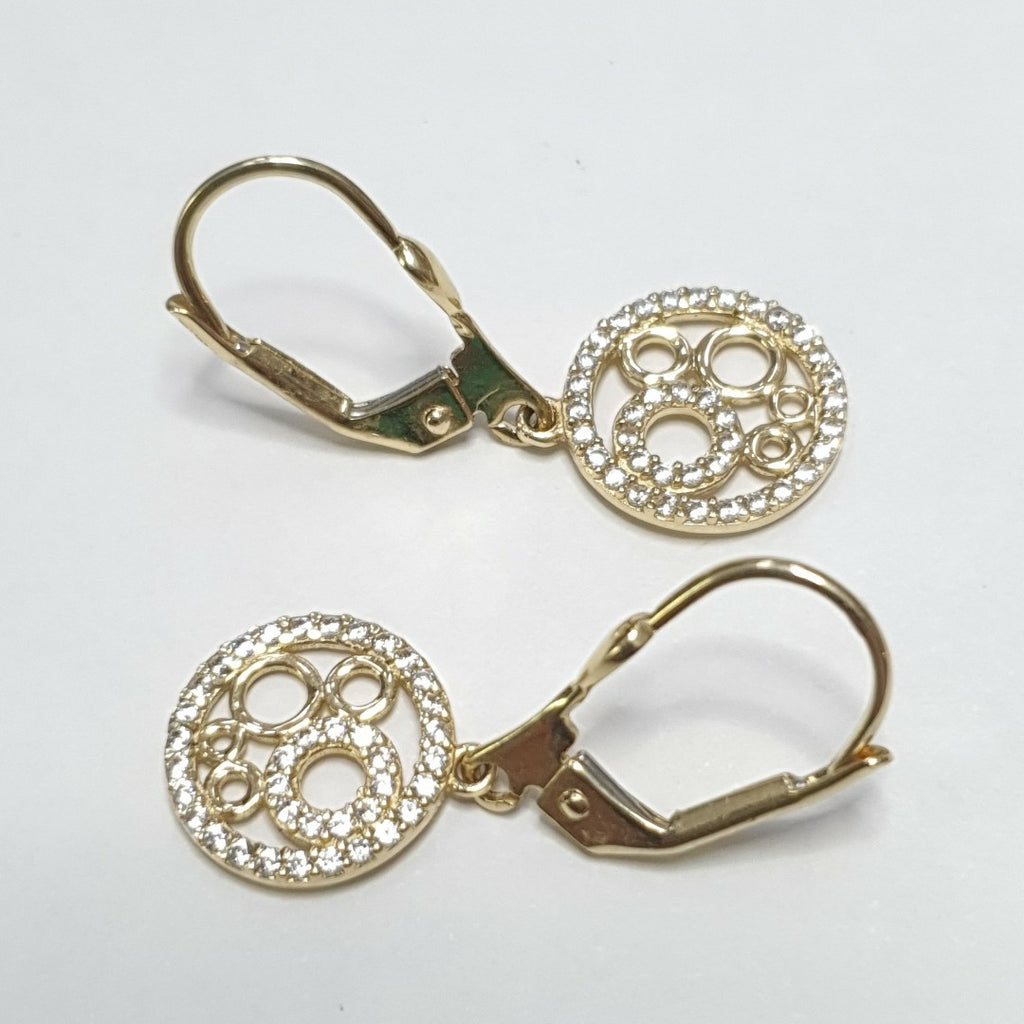 BROQUELES ORO 14K 2.7 (NUEVO)