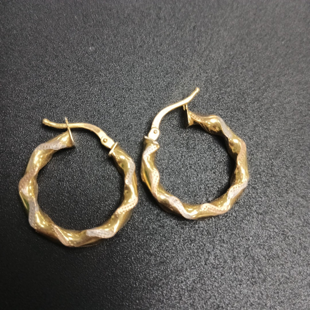 ARRACADAS PAR ORO 14 K 1.9 GRMS (SEMINUEVO)