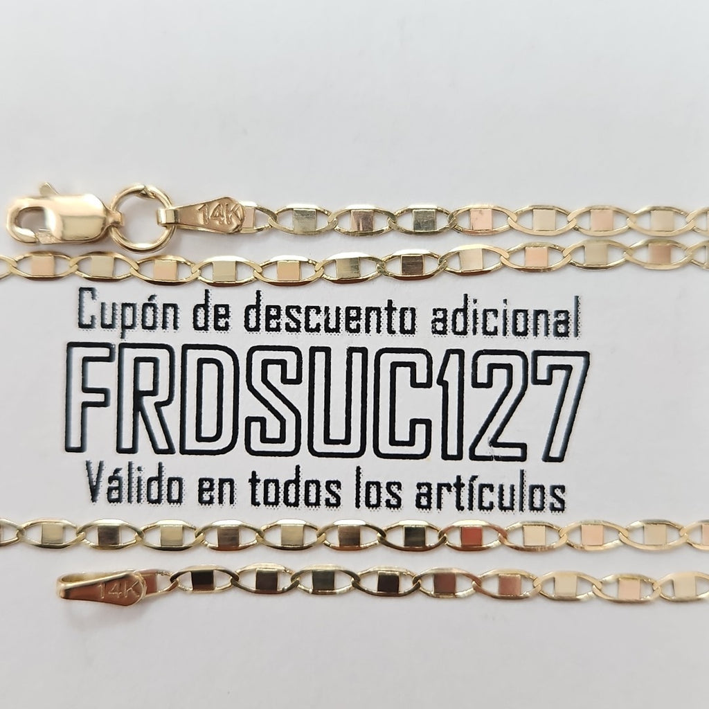 CADENA ESPECIAL MARINERA ESPEJO 3.71G 55 CM (NUEVO)