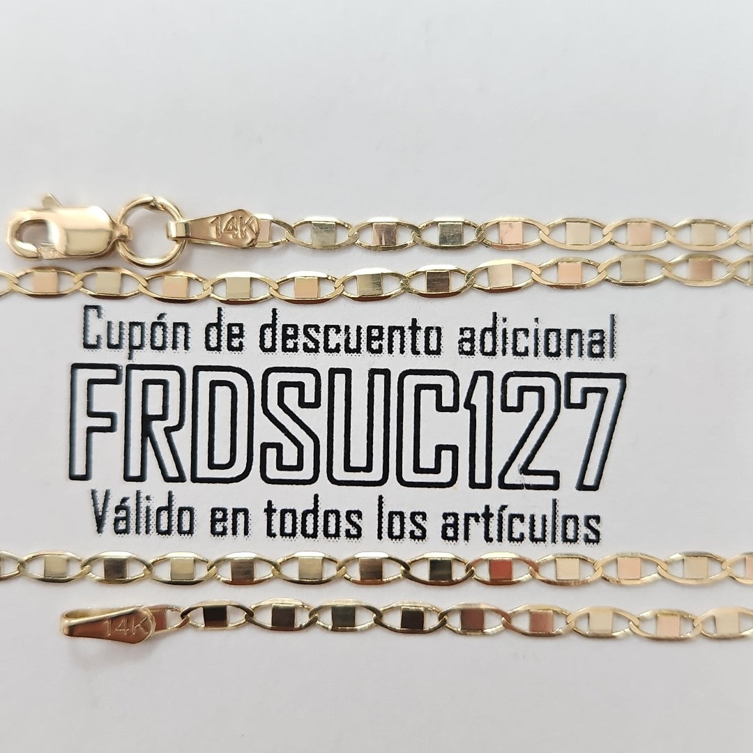 CADENA ESPECIAL MARINERA ESPEJO 3.71G 55 CM (NUEVO)