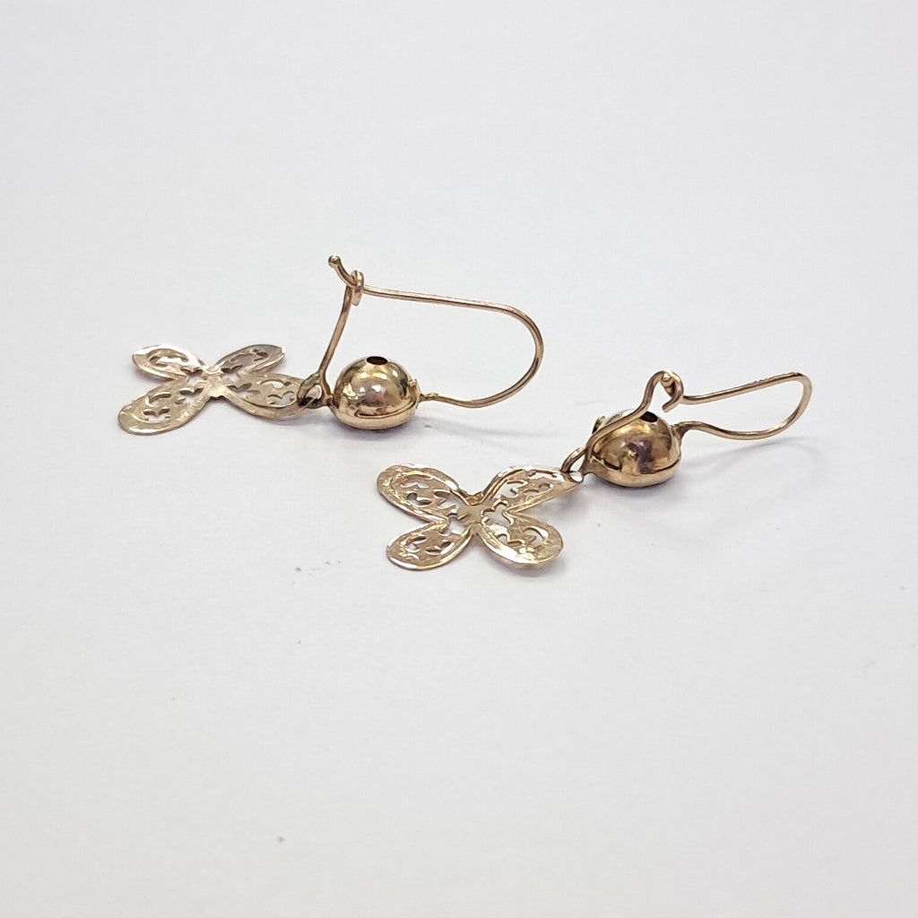 ARETES PAR ORO 14 K 1.8 GRMS (SEMINUEVO)