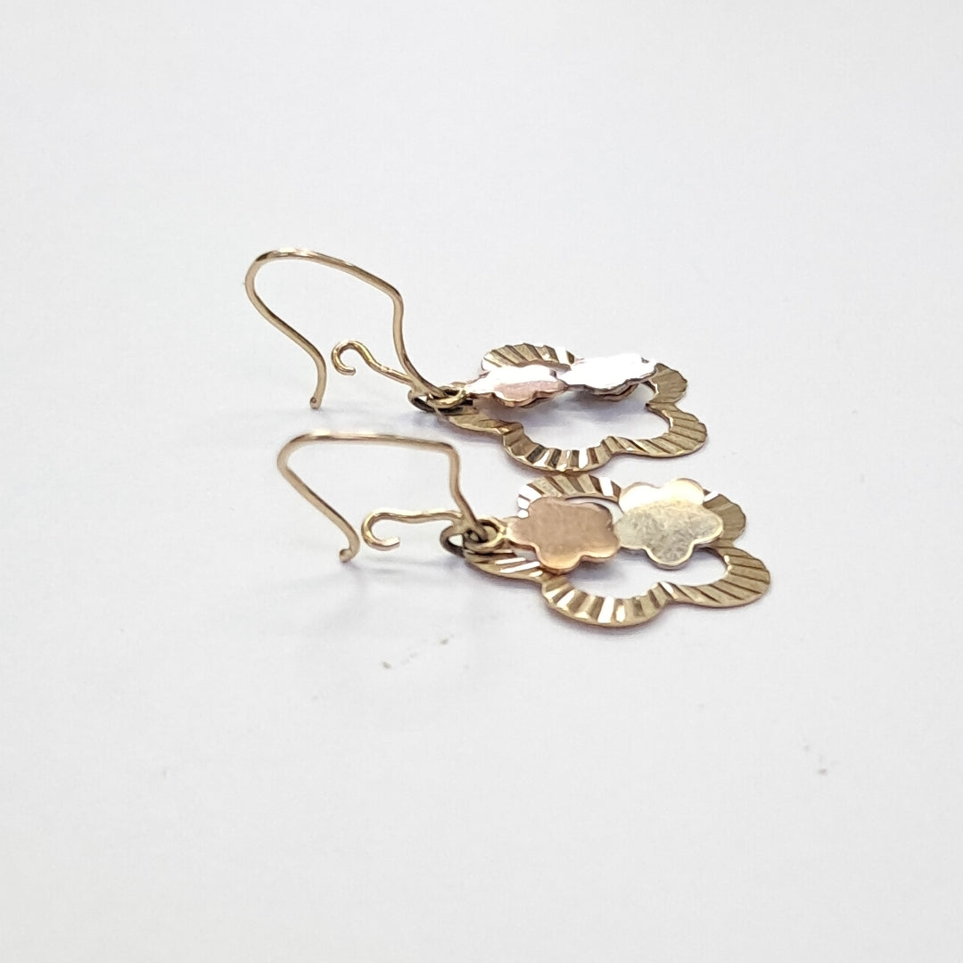 ARETES PAR ORO 14 K 1.6 GRMS (SEMINUEVO)