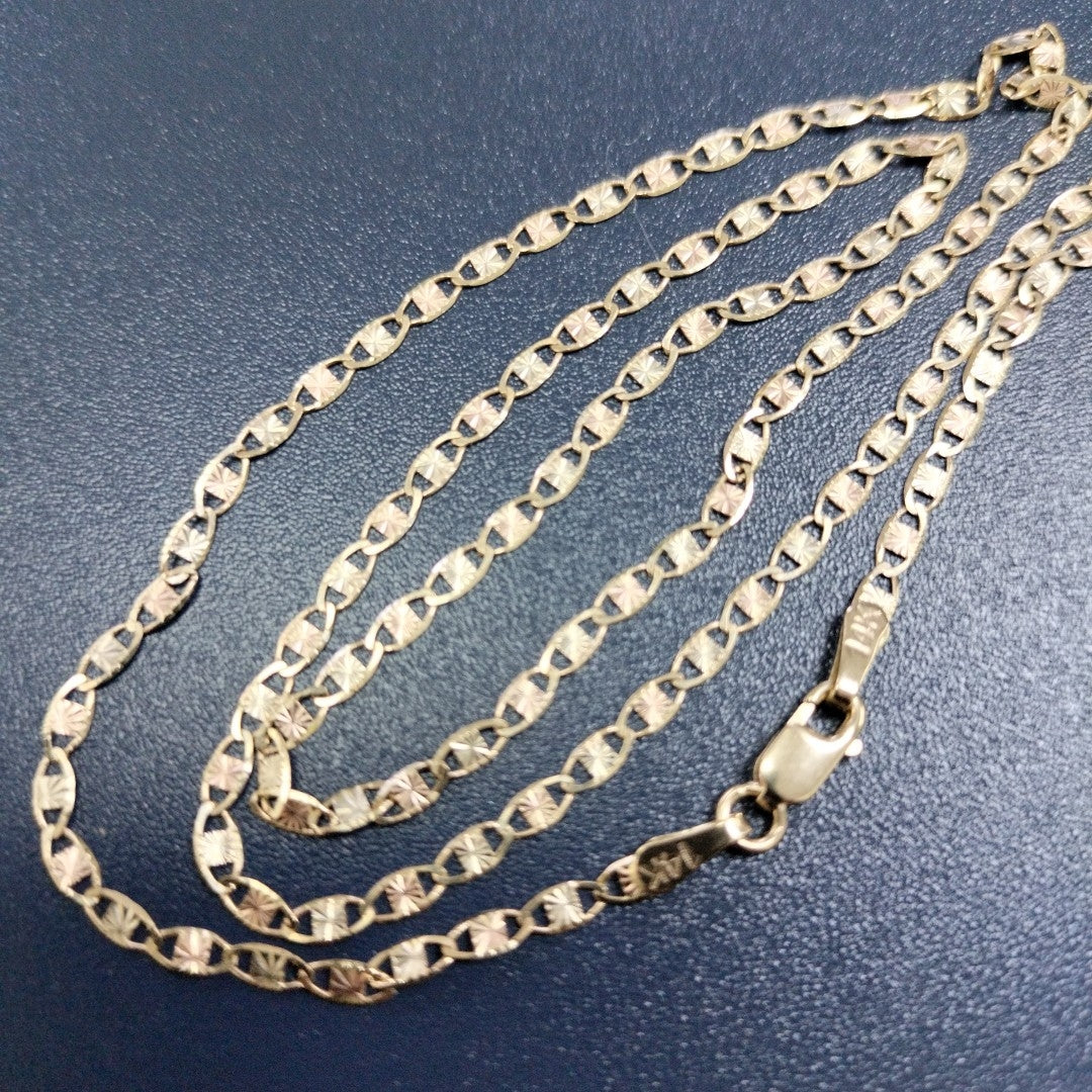 CADENA TEJIDO MARINERO 3.51GR 55 CM (NUEVO)