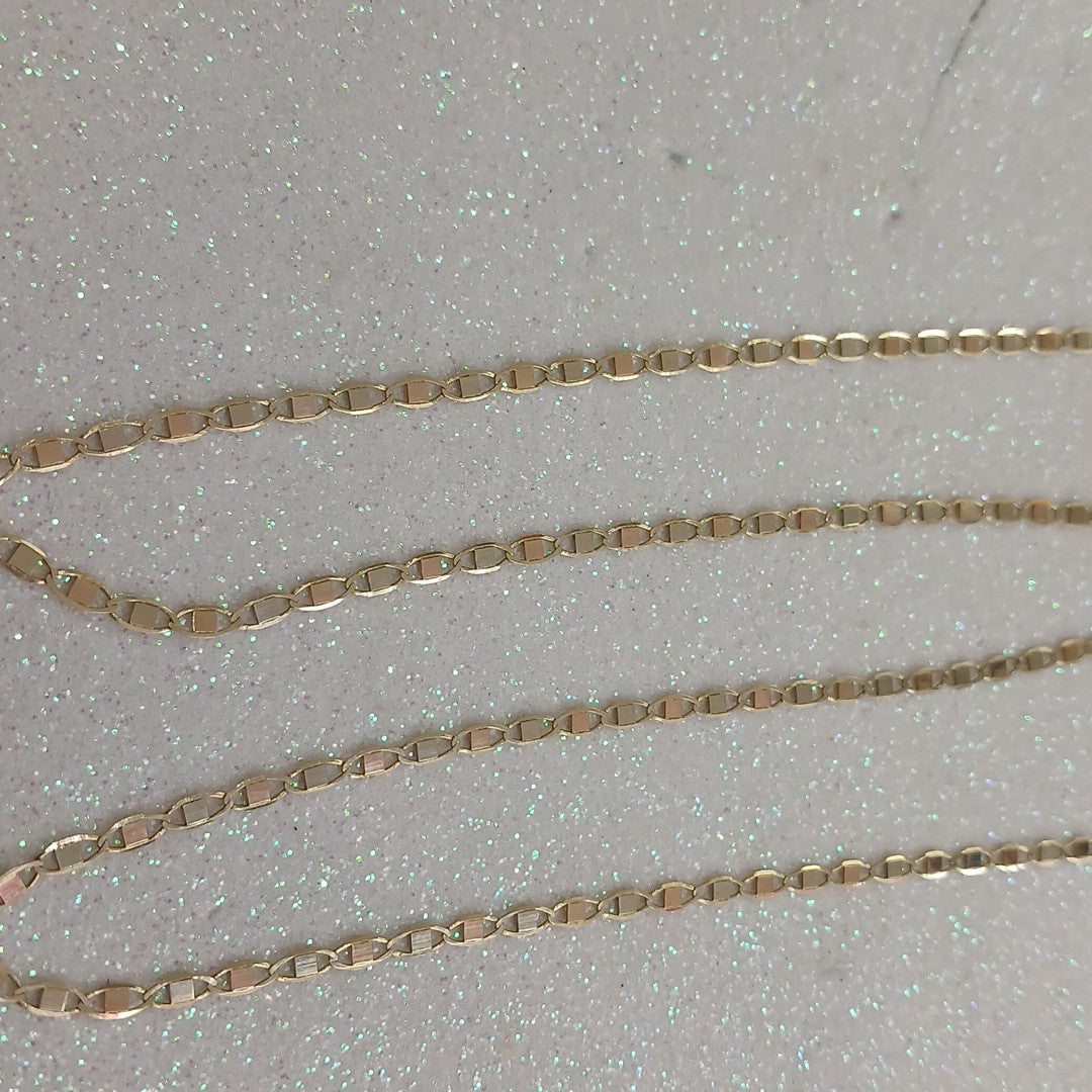 CADENA ESPECIAL MARINERA ESPEJO 3.41G 50 CM (NUEVO)