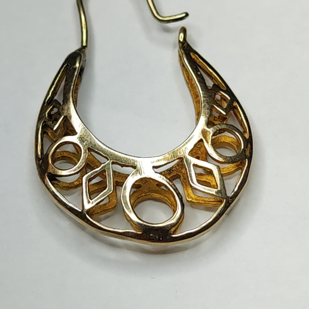 ARRACADAS PAR ORO 8 K 5 GRMS (SEMINUEVO)