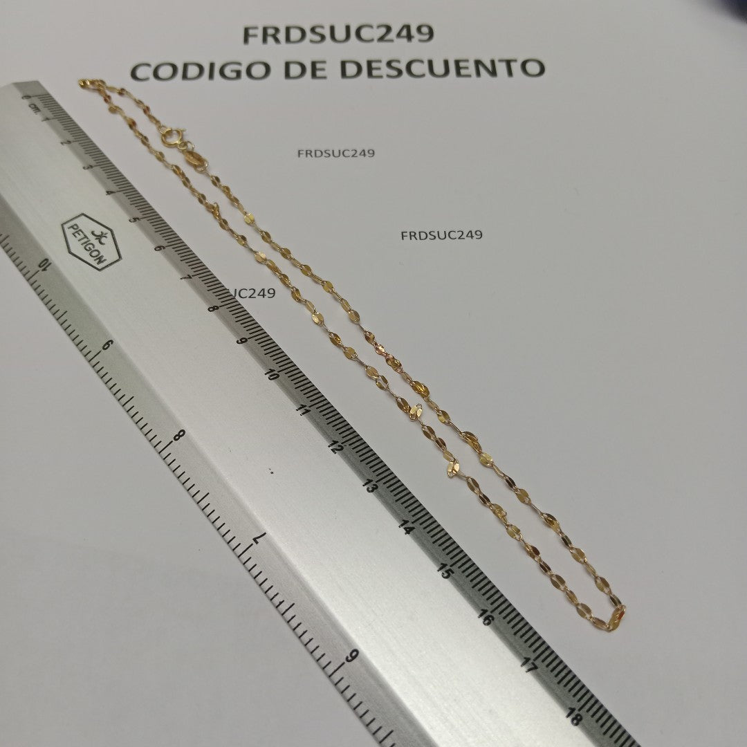 K1 1,00 GRMS 10 K ESPECIFICACIONES COMPLEMENTARIAS CADENA TEJIDO ESLABONES UNOS (SEMINUEVO)