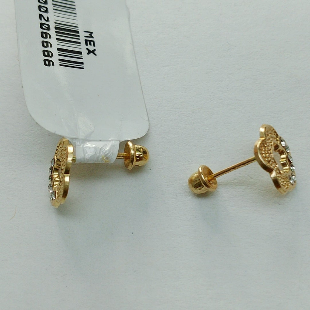 BROQUELES ORO 14K 1 (NUEVO)