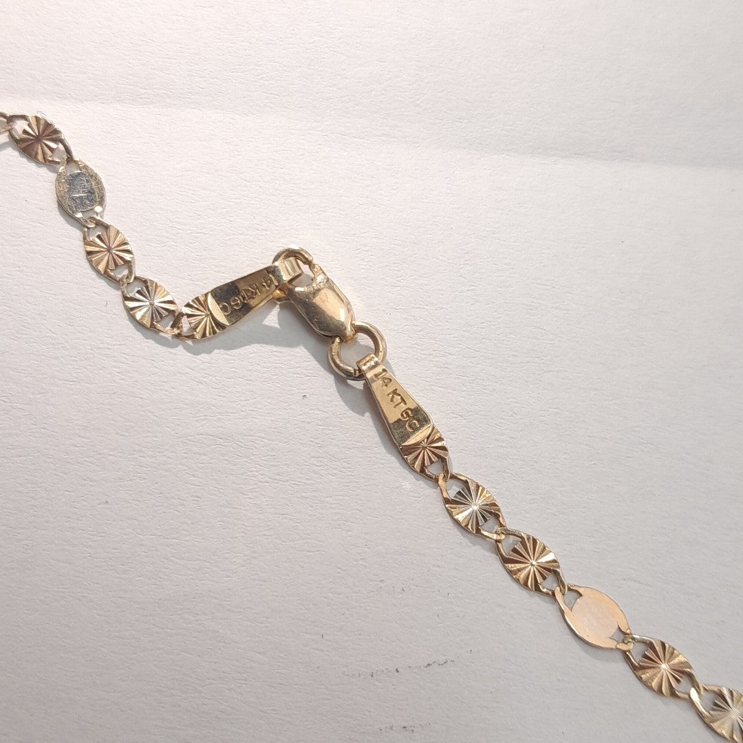 CADENA ORO 14 K 2.7 GRMS (SEMINUEVO)