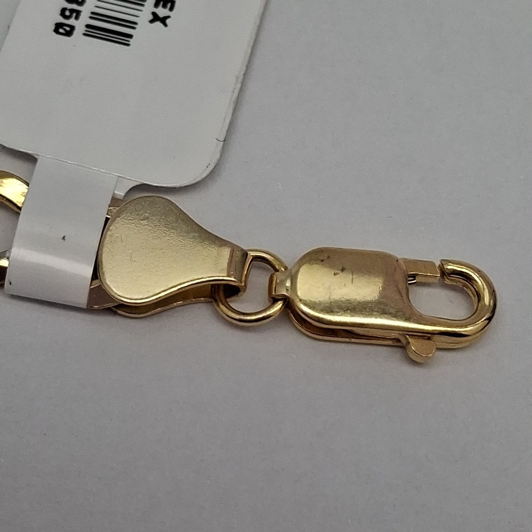 PULSERA BARBADO DIAMANTADO 9.8GR 21 CM (NUEVO)