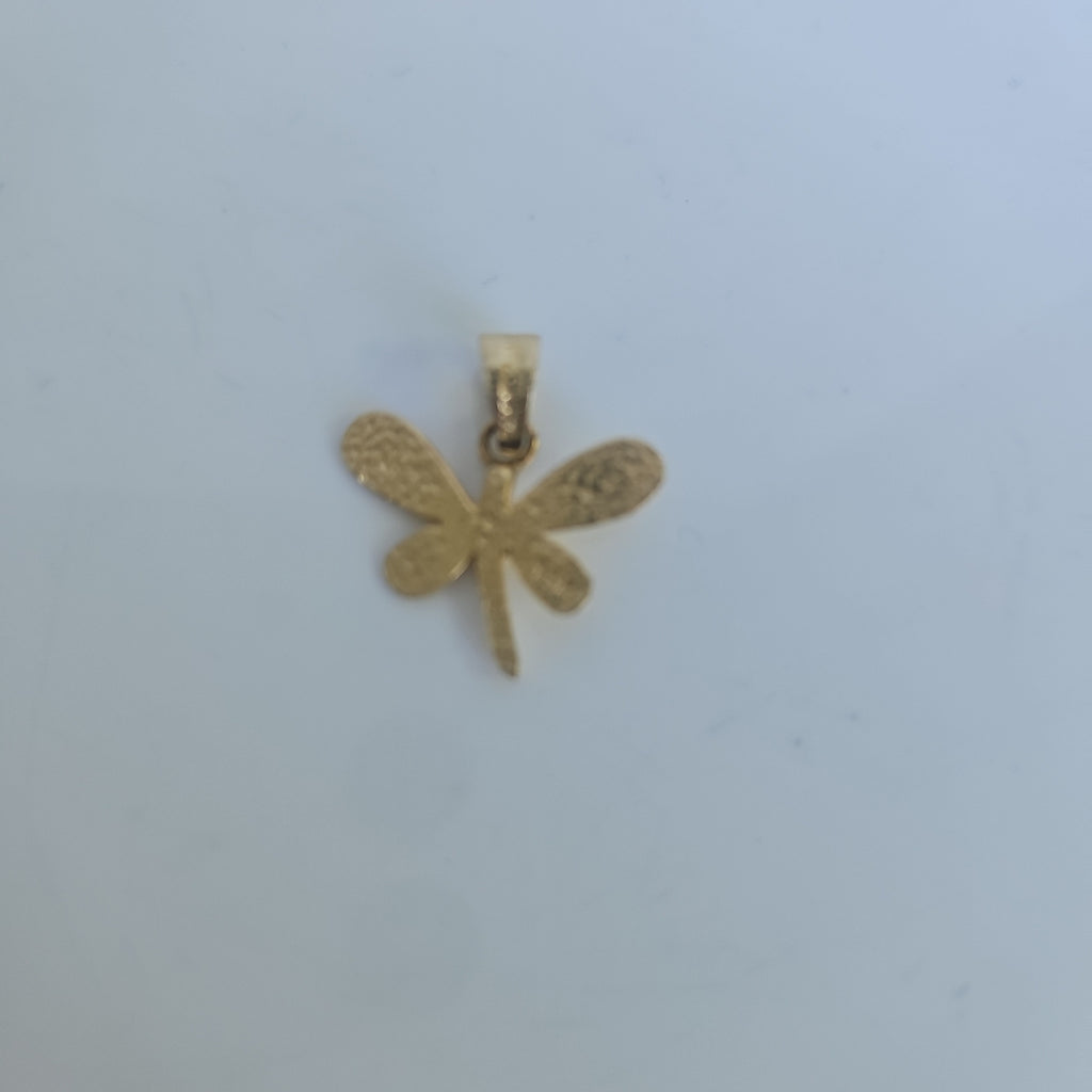 K1 0,90 GRMS 14 K ESPECIFICACIONES COMPLEMENTARIAS DIJE FORMA MARIPOSA (SEMINUEVO)