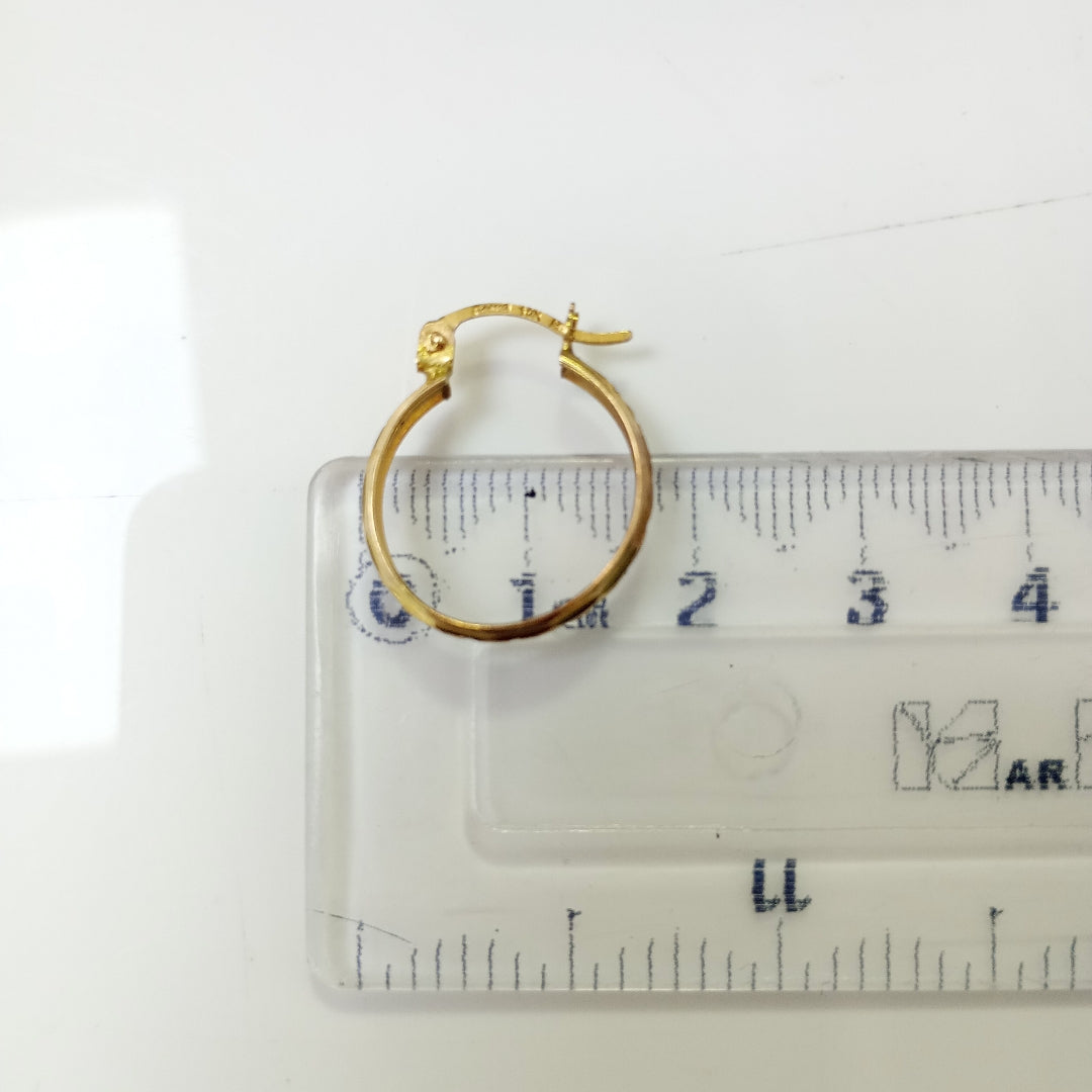 ARETES PAR ORO 10 K 1.5 GRMS (SEMINUEVO)