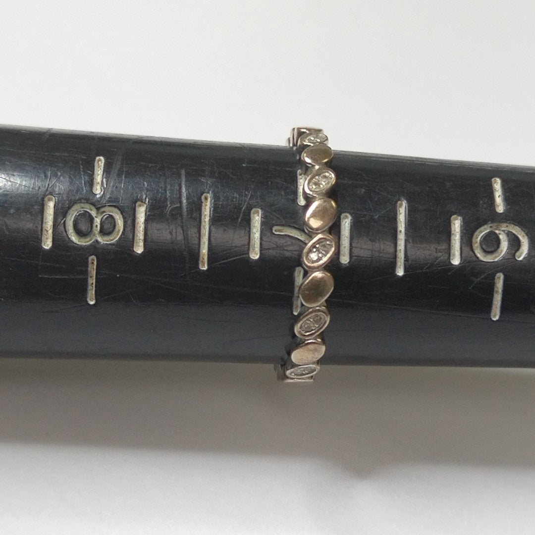 MEDIA CHURUMBELA ORO BLANCO 14 K 1.7 GRMS (SEMINUEVO)