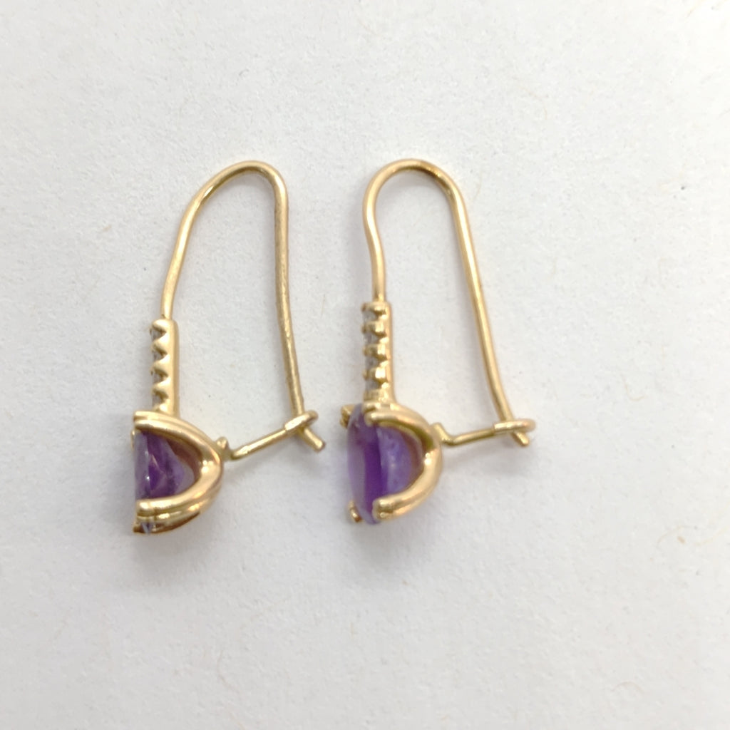 ARETES PAR ORO 14 K 2.2 GRMS (SEMINUEVO)