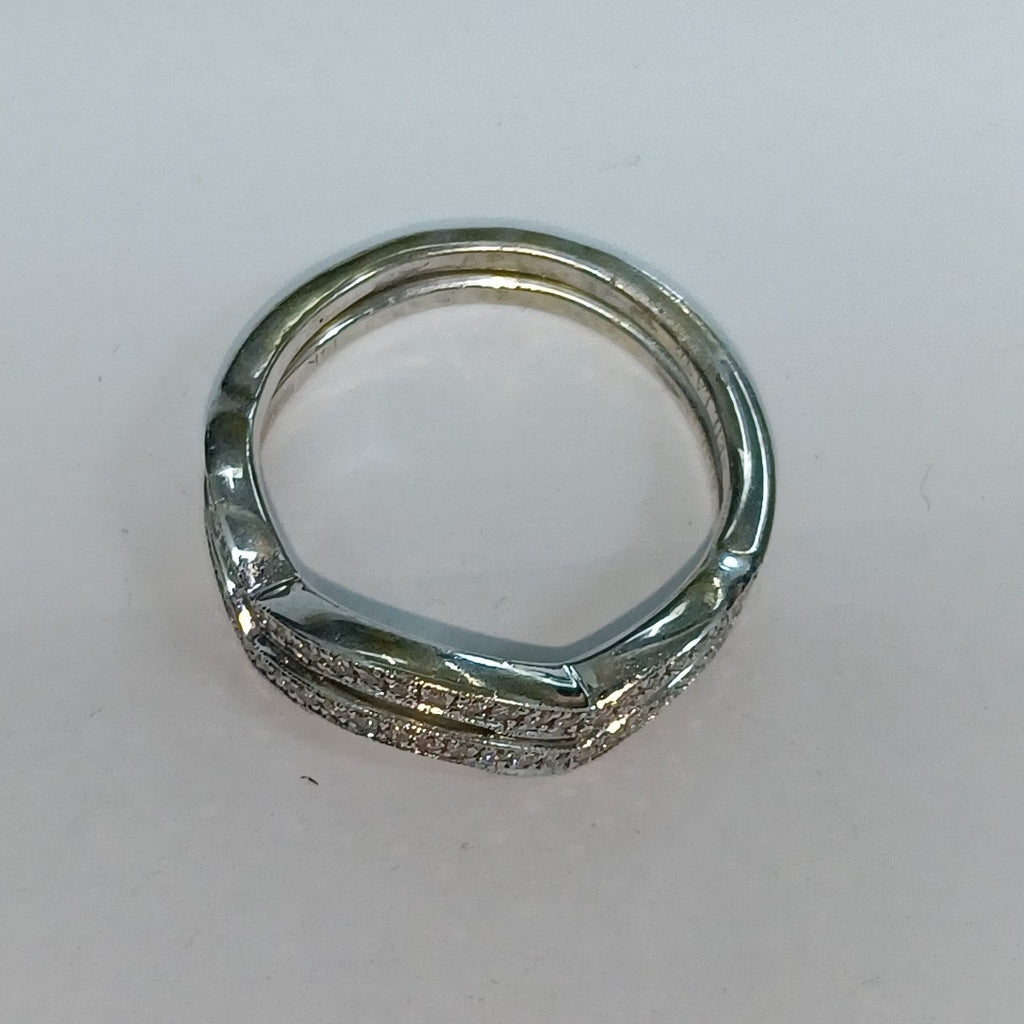 K1 4,70 GRMS 14 K ESPECIFICACIONES COMPLEMENTARIAS ANILLOS PAR ORO BLANCO (SEMINUEVO)