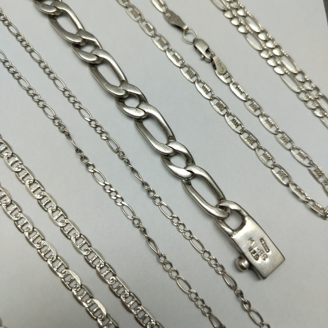 CADENA, PULSERA PLATA 81 GRMS (SEMINUEVO)