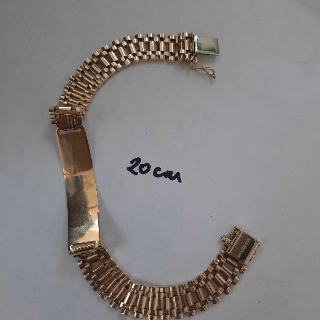 ESCLAVA ORO 14 K 16.5 GRMS (SEMINUEVO)