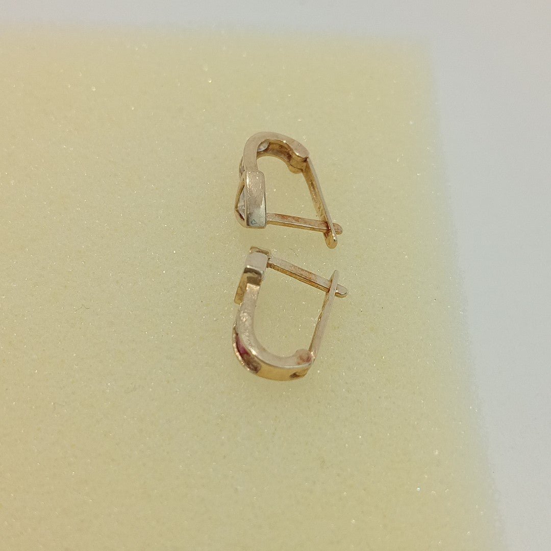 ARETES PAR ORO 14 K 1,90 GRMS (SEMINUEVO)