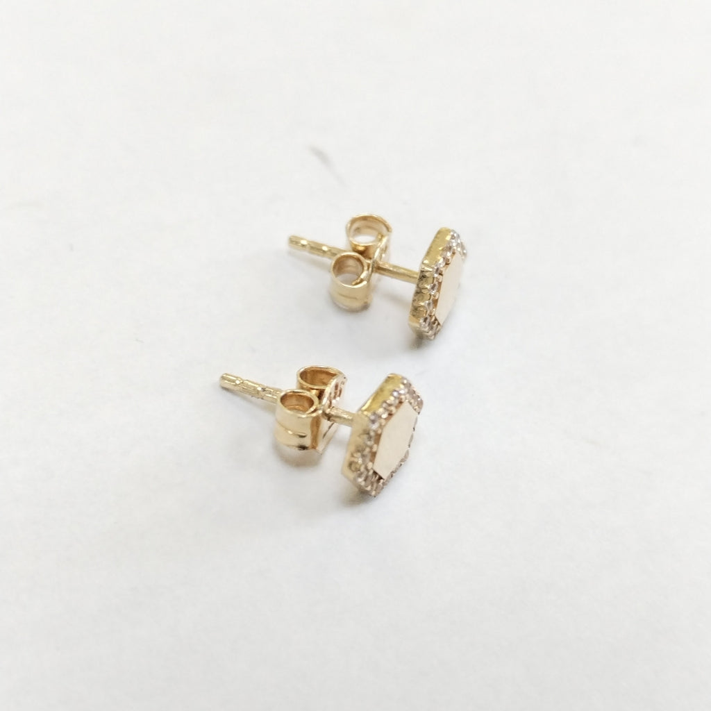 BROQUELES ORO 14K 1.4 (NUEVO)