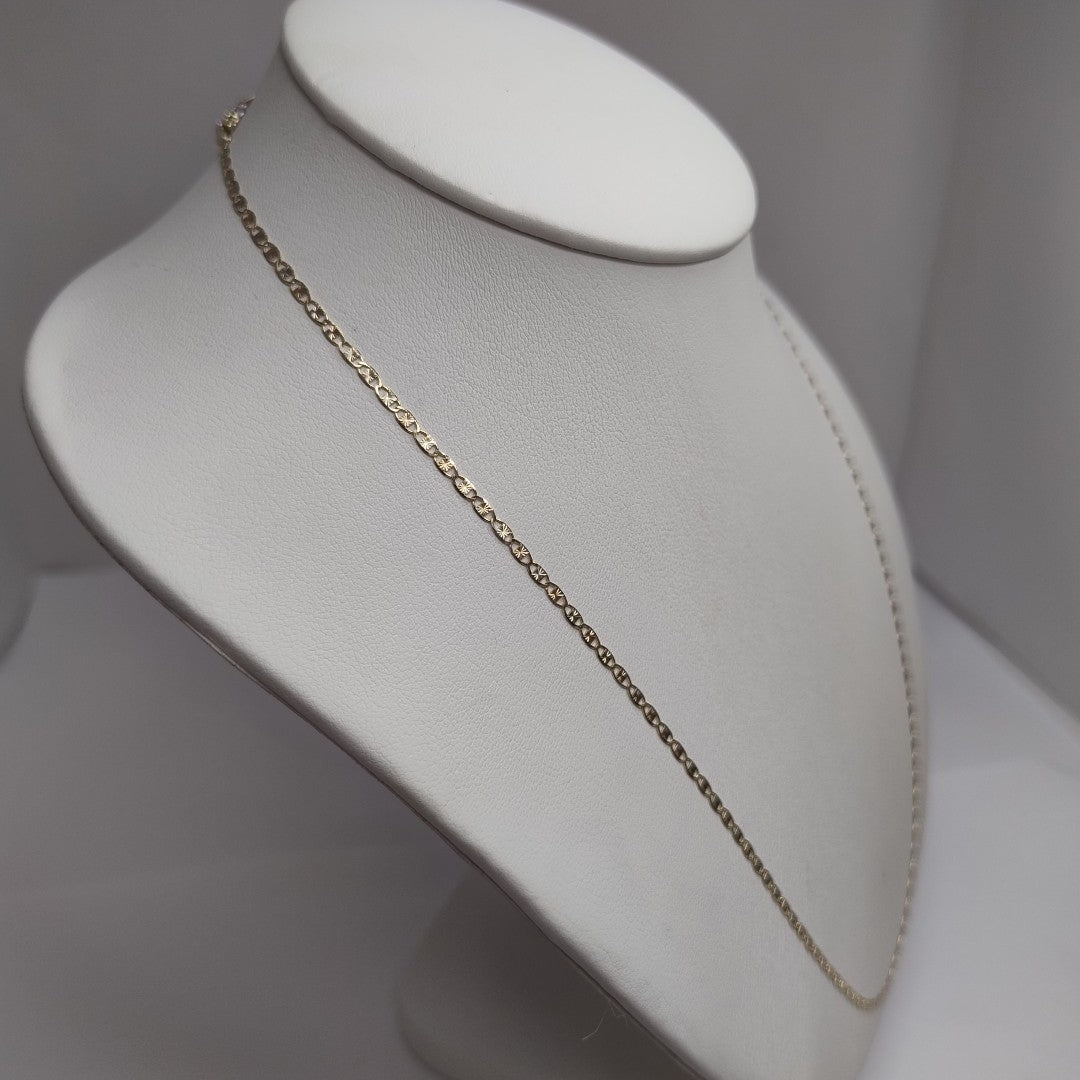 CADENA TEJIDO MARINERO 3.61GR 55 CM (NUEVO)