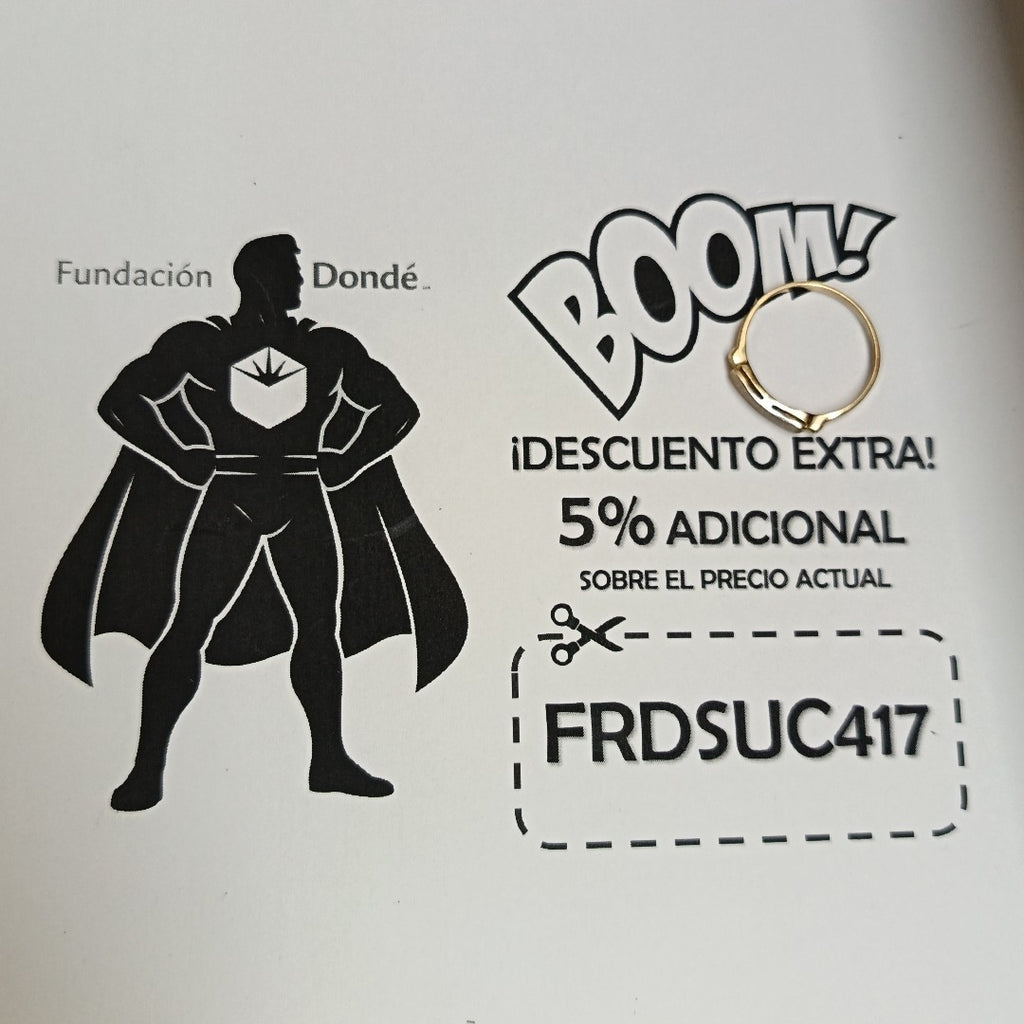 K1 1,40 GRMS 14 K ESPECIFICACIONES COMPLEMENTARIAS ANILLO (SEMINUEVO)