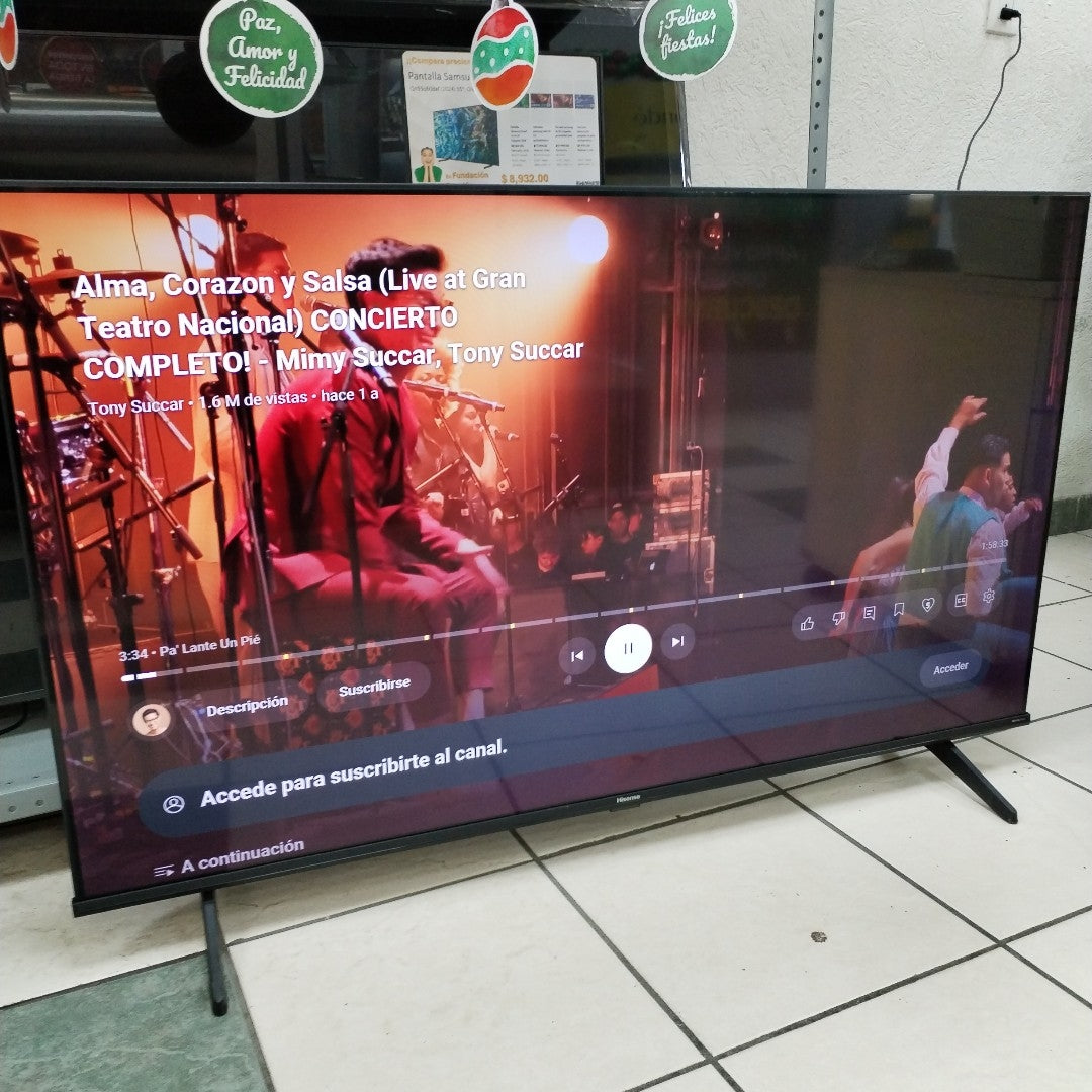 PANTALLA HISENSE 50A65KV (2024) 50" LED 4K (SEMINUEVO)