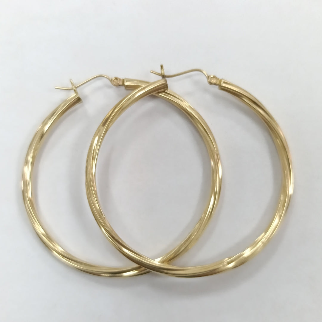 ARRACADAS PAR ORO 14 K 4.4 GRMS (SEMINUEVO)