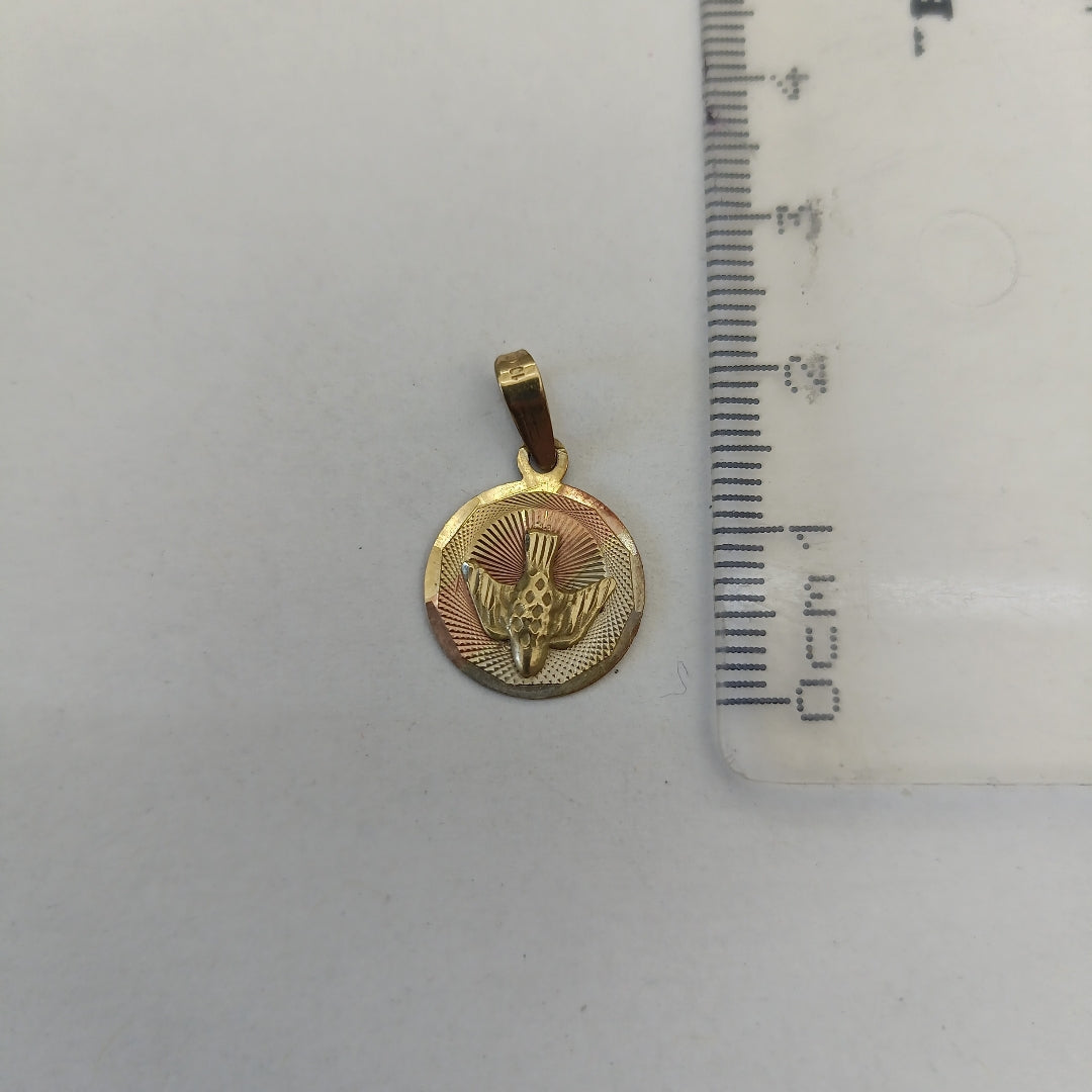 K1 0,90 GRMS 10 K ESPECIFICACIONES COMPLEMENTARIAS MEDALLA DEL ESPIRITU SANTO (SEMINUEVO)