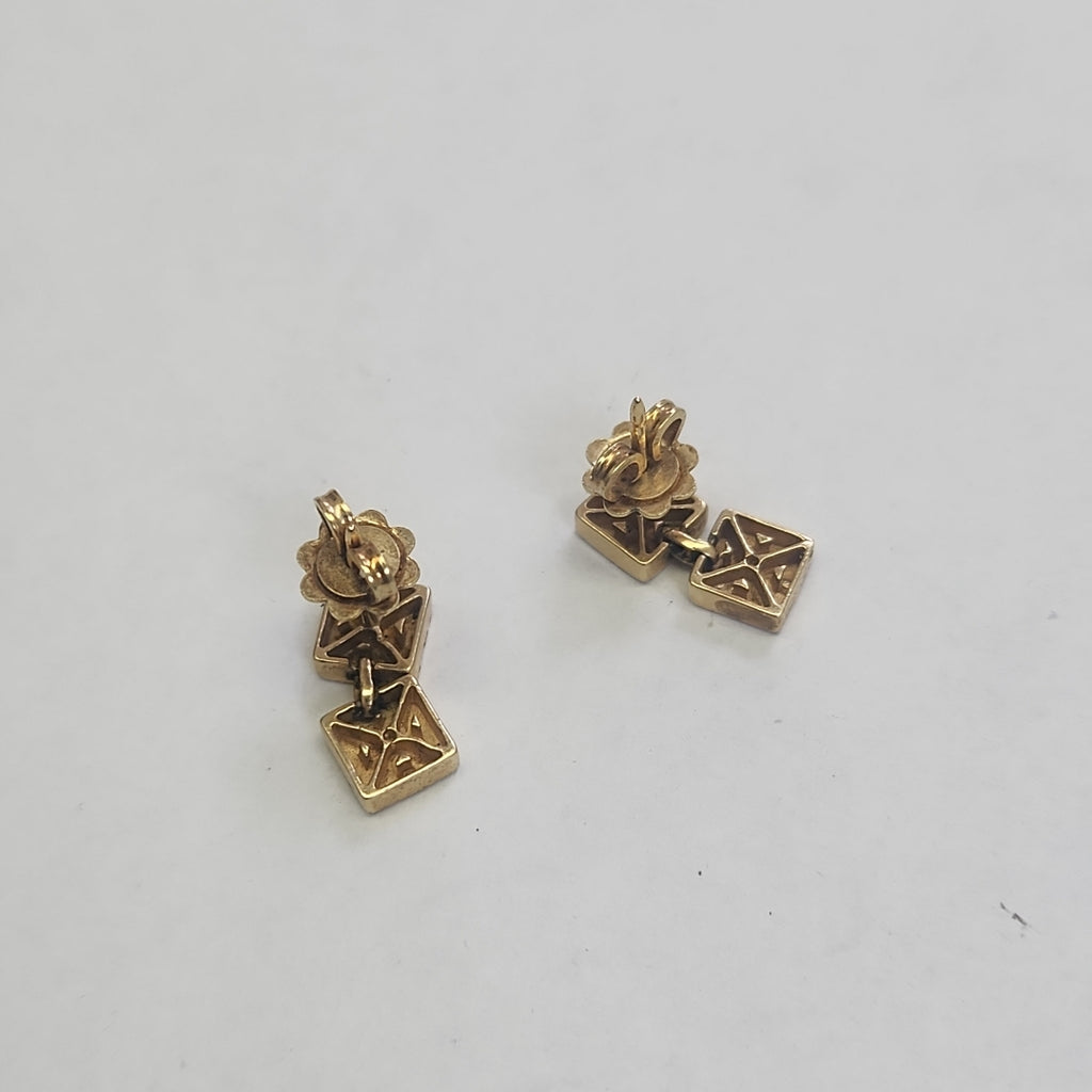 ARETES PAR ORO 14 K 3.6 GRMS (SEMINUEVO)