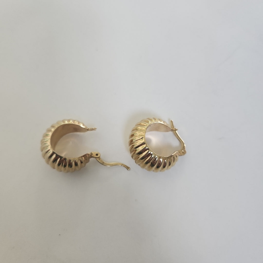 ARRACADAS PAR ORO 10 K 3,20 GRMS (SEMINUEVO)