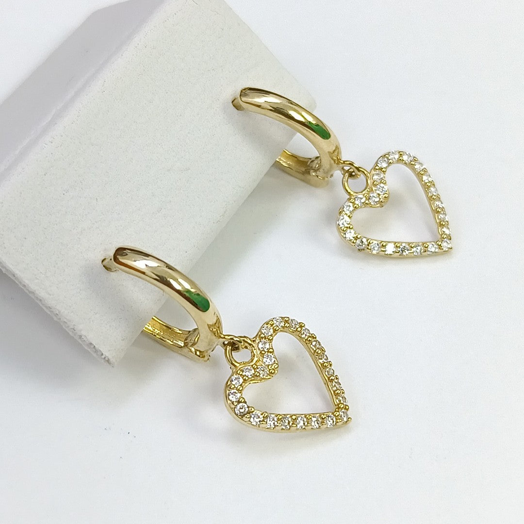 BROQUELES ORO 14K 2 (NUEVO)