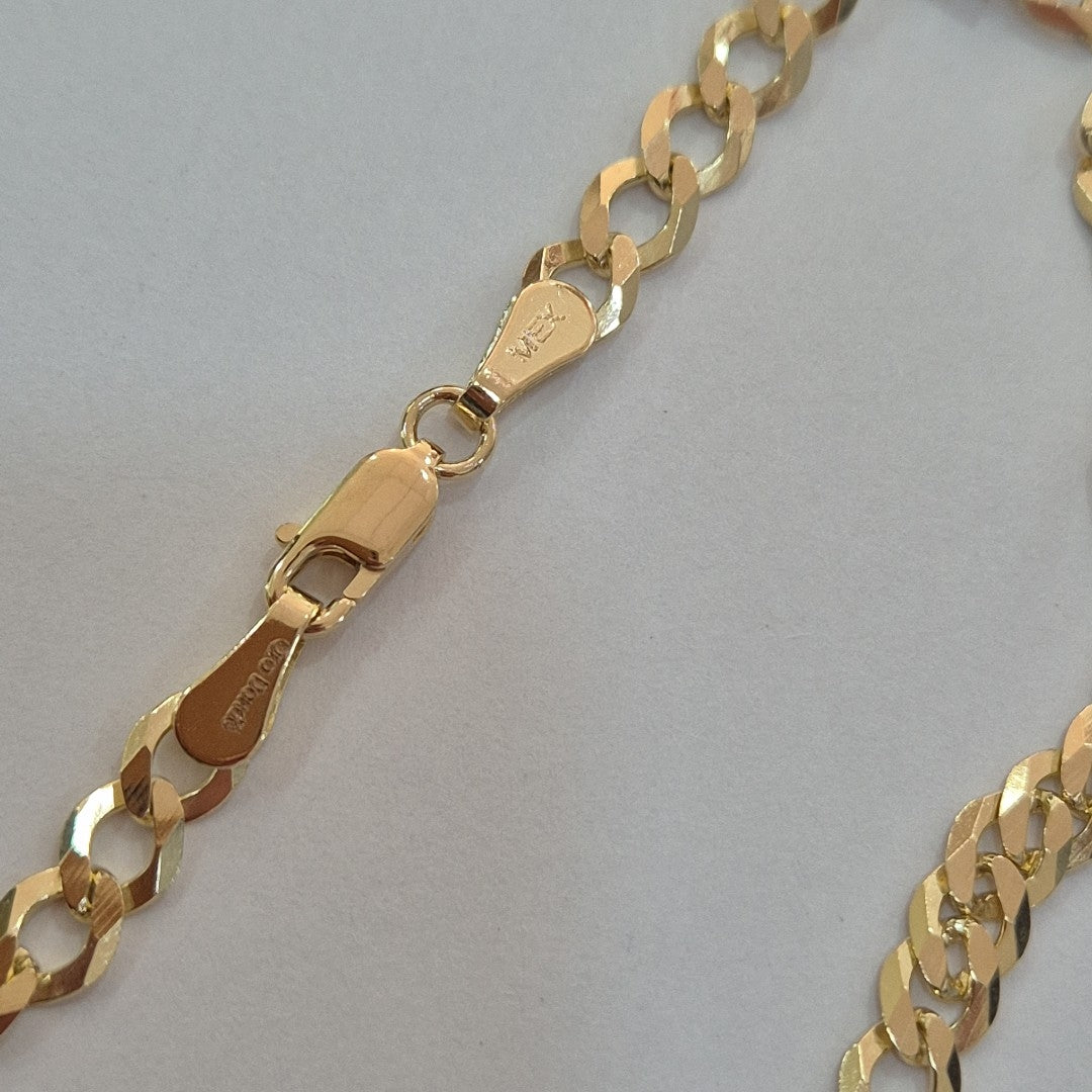 CADENA TEJIDO BARBADA 14.3G 60 CM (NUEVO)