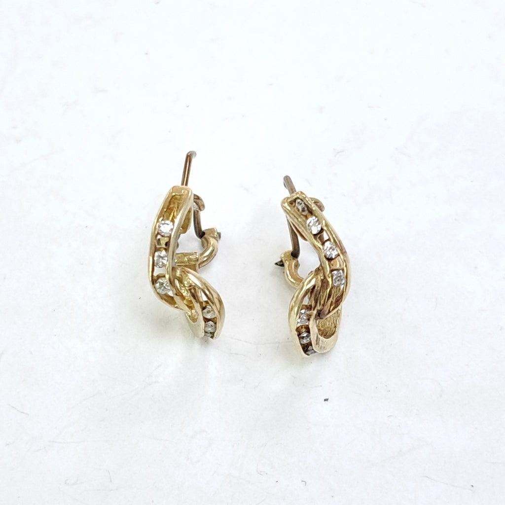 BROQUELES PAR ORO 14 K 2,70 GRMS (SEMINUEVO)