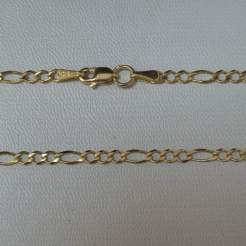 CADENA 3 X 1 5.11GR 55 CM 14K (NUEVO)