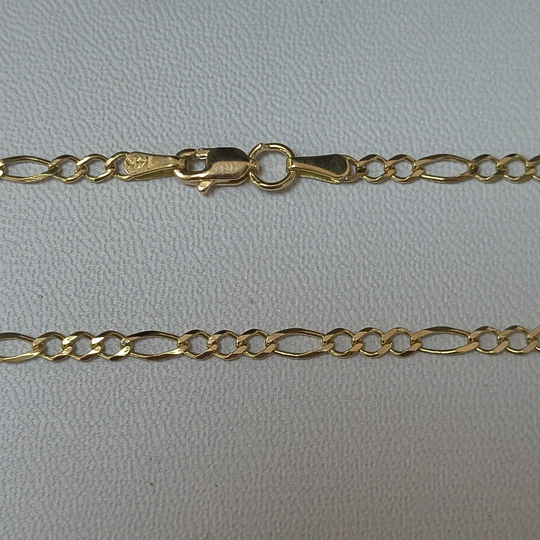 CADENA 3 X 1 5.11GR 55 CM 14K (NUEVO)