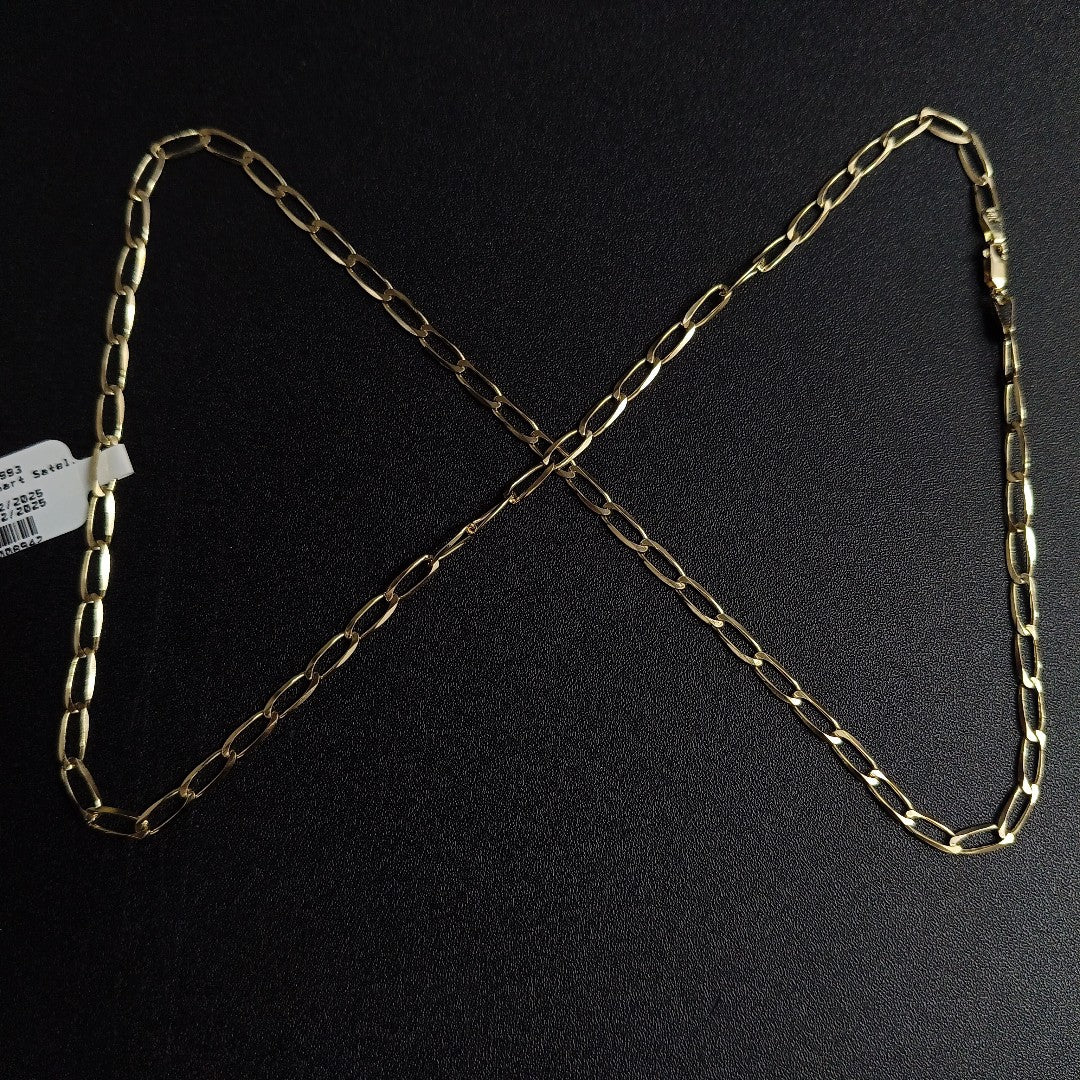 CADENA TEJIDO ESLABONES 12G 60 CM (NUEVO)