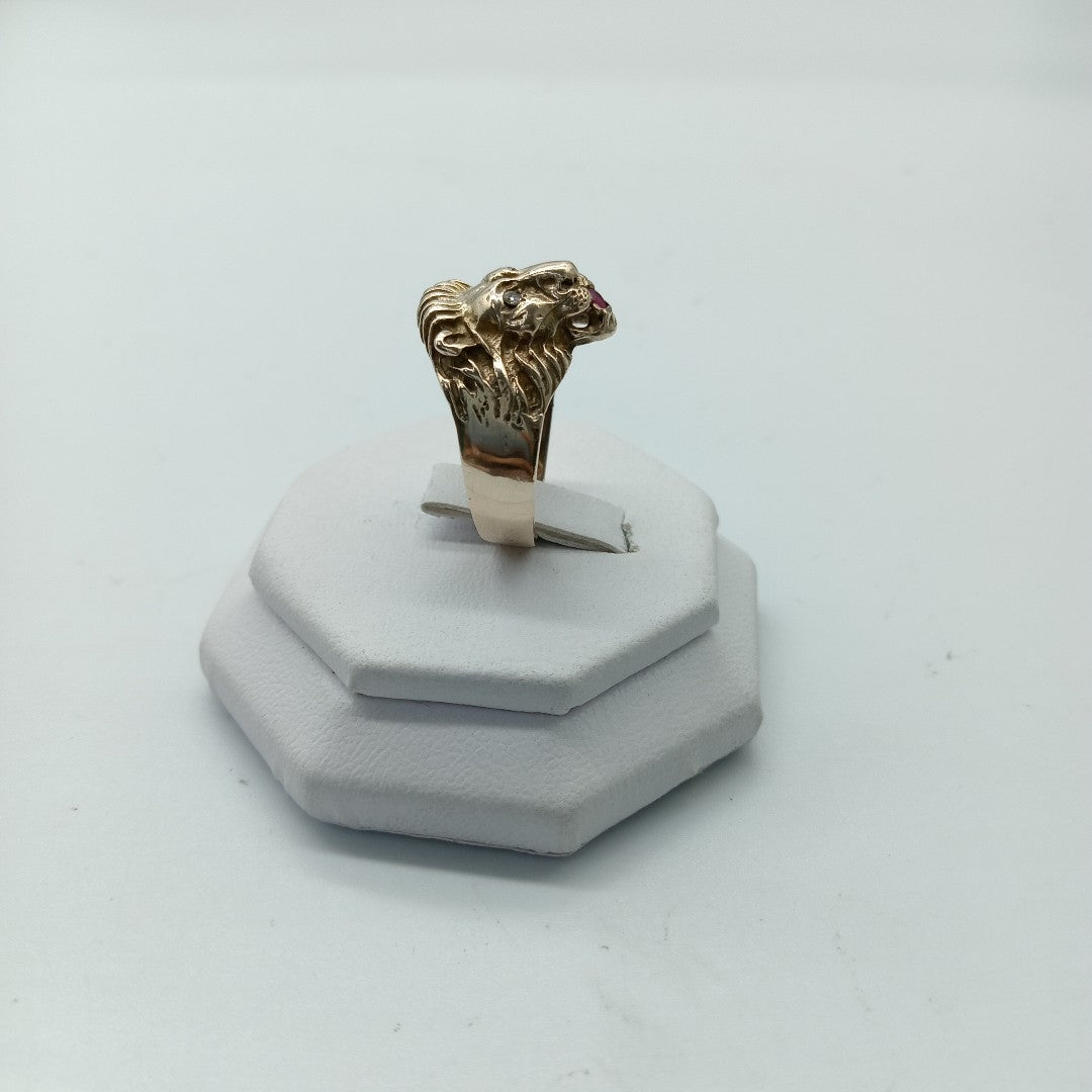 K1 7,50 GRMS 8 K ESPECIFICACIONES COMPLEMENTARIAS ANILLO, LEON, DIAMANTES SIN CO (SEMINUEVO)