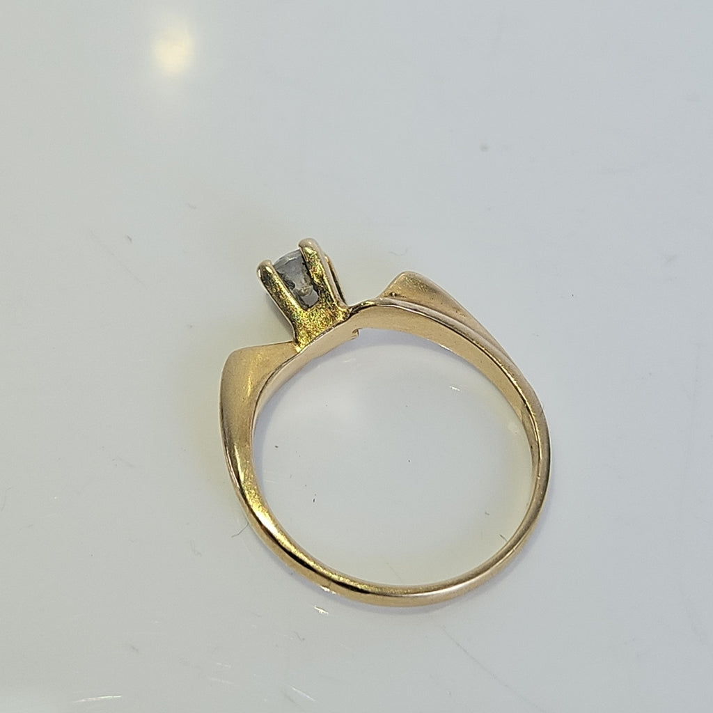 K1 2,10 GRMS 14 K ESPECIFICACIONES COMPLEMENTARIAS SOLITARIO C/CIRCONIA (SEMINUEVO)