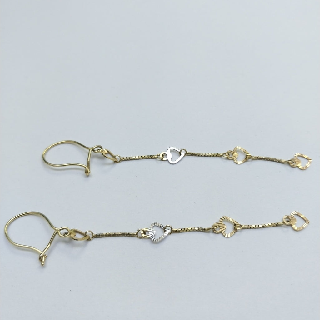 ARETES PAR ORO 10 K 1.3 GRMS (SEMINUEVO)