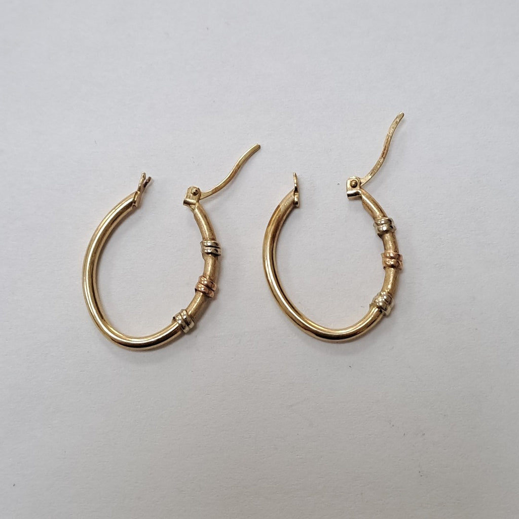 ARRACADAS PAR ORO 14 K 2.8 GRMS (SEMINUEVO)