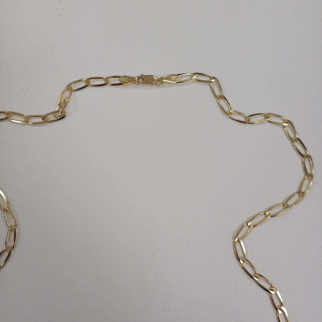 CADENA TEJIDO ESLABONES 11.9G 60 CM (NUEVO)