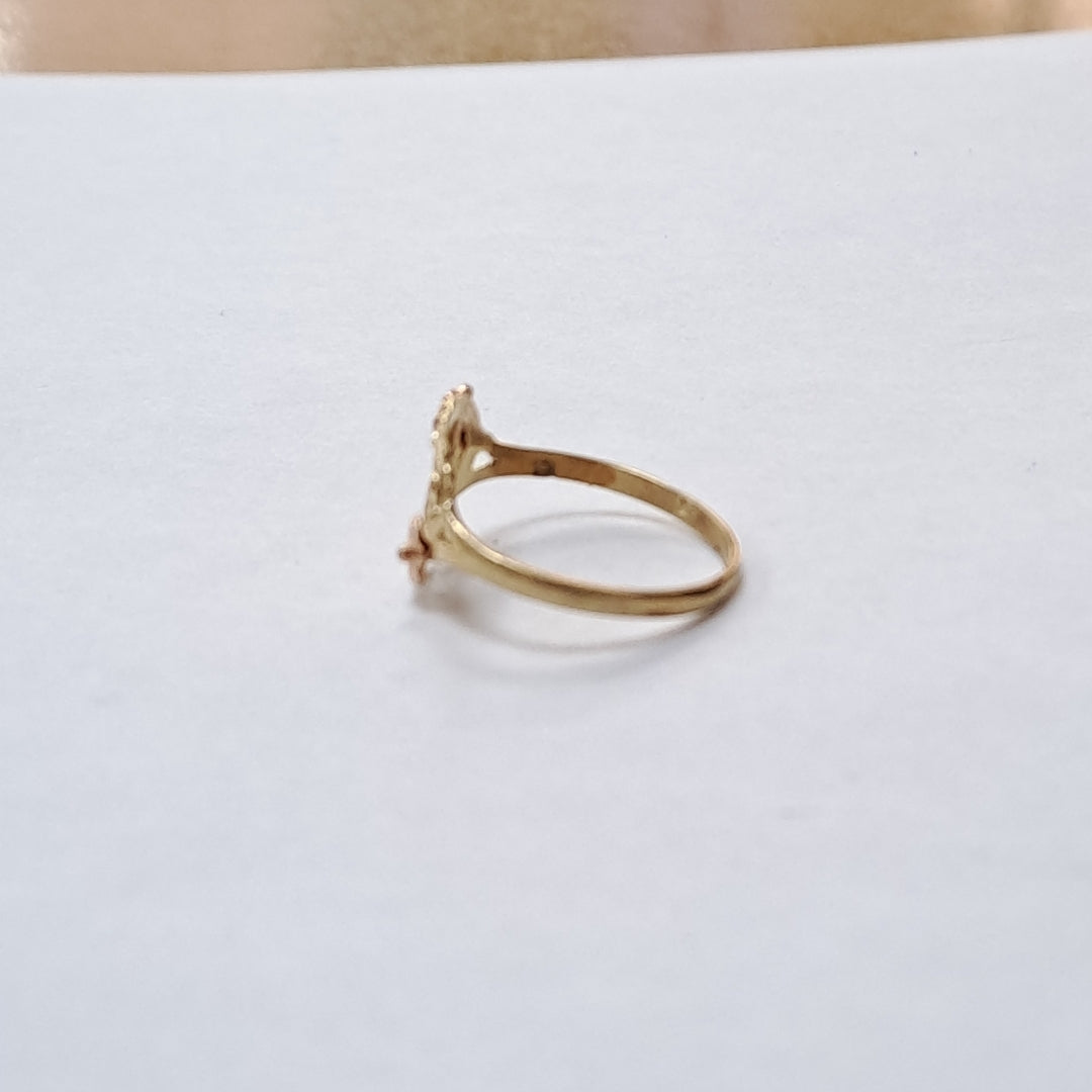 ANILLITO ORO,ORO COMBINADO 14 K 1,30 GRMS (SEMINUEVO)