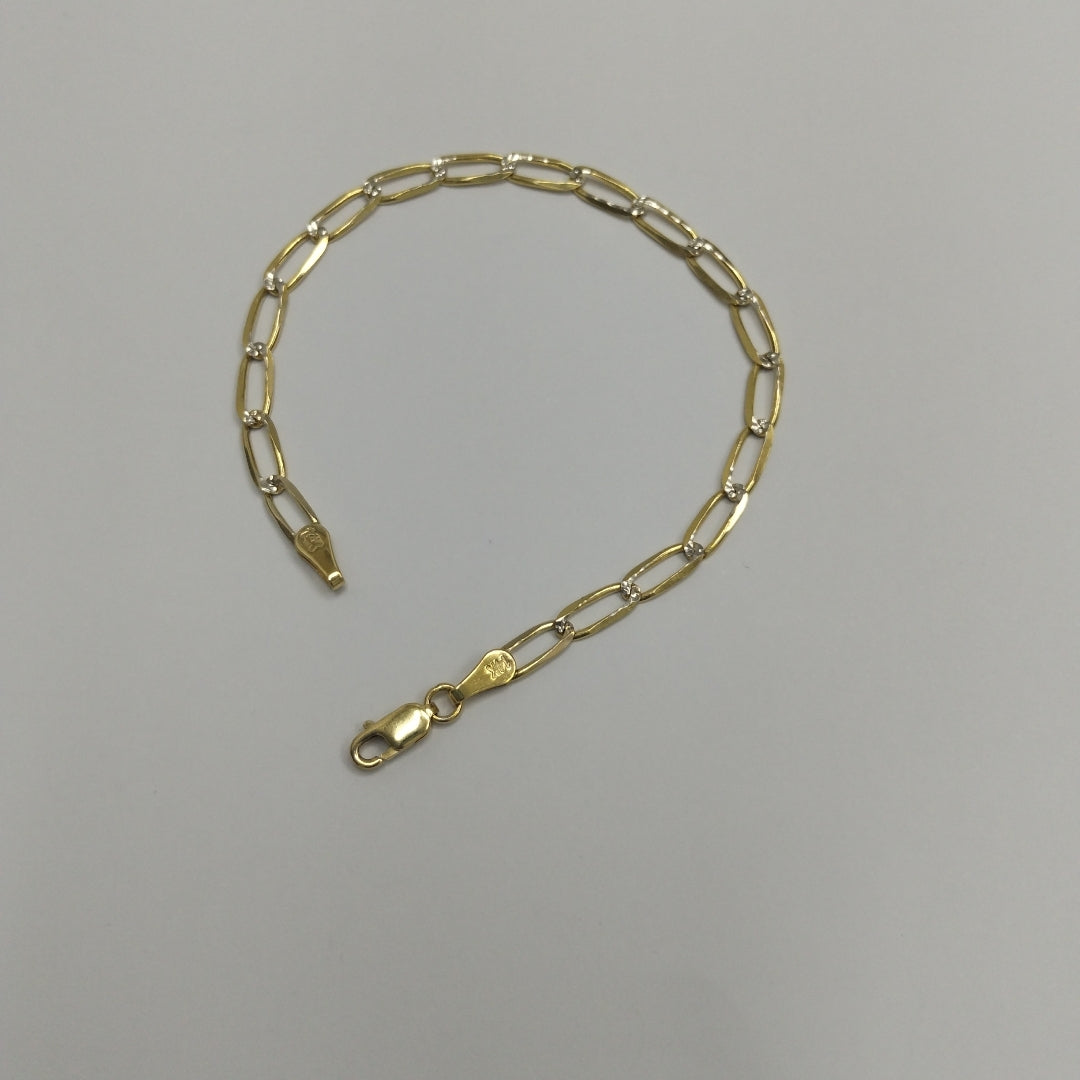PULSERA TEJIDO ESLABONES 4G 18 CM (NUEVO)