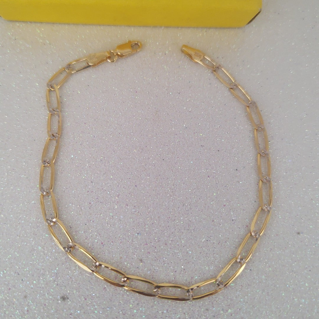 PULSERA TEJIDO ESLABONES 4.5G 21 CM (NUEVO)