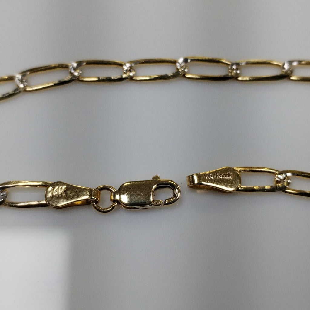 PULSERA TEJIDO ESLABONES 4.6G 21 CM (NUEVO)