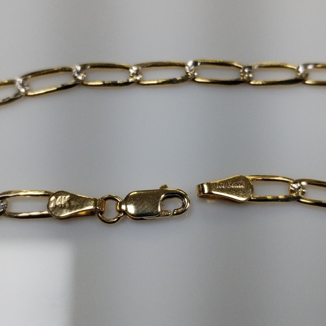 PULSERA TEJIDO ESLABONES 4.6G 21 CM (NUEVO)