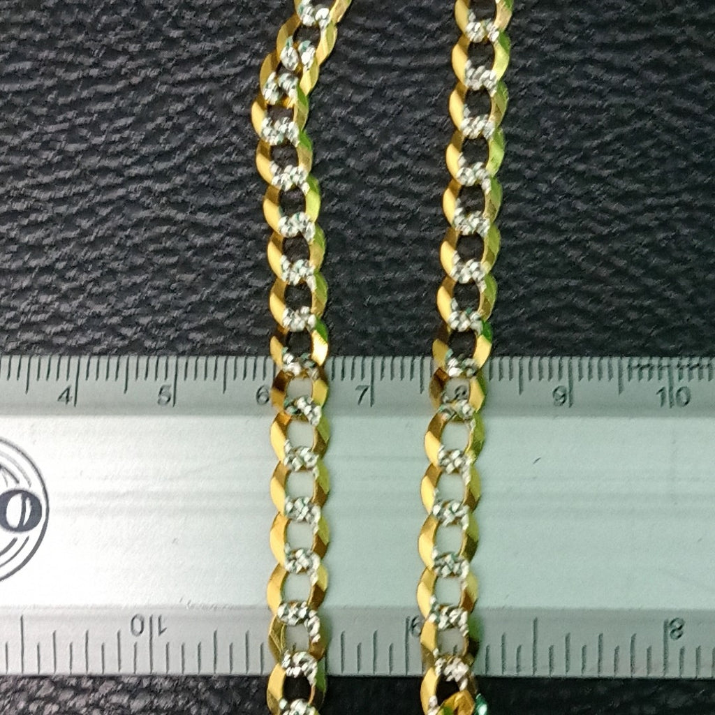 K1 22,40 GRMS 14 K ESPECIFICACIONES COMPLEMENTARIAS CADENA TEJIDO ESLABONES ROD (SEMINUEVO)