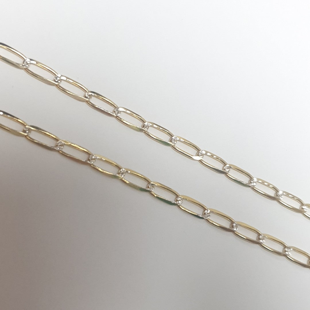 CADENA TEJIDO ESLABONES 12.3G 60 CM (NUEVO)