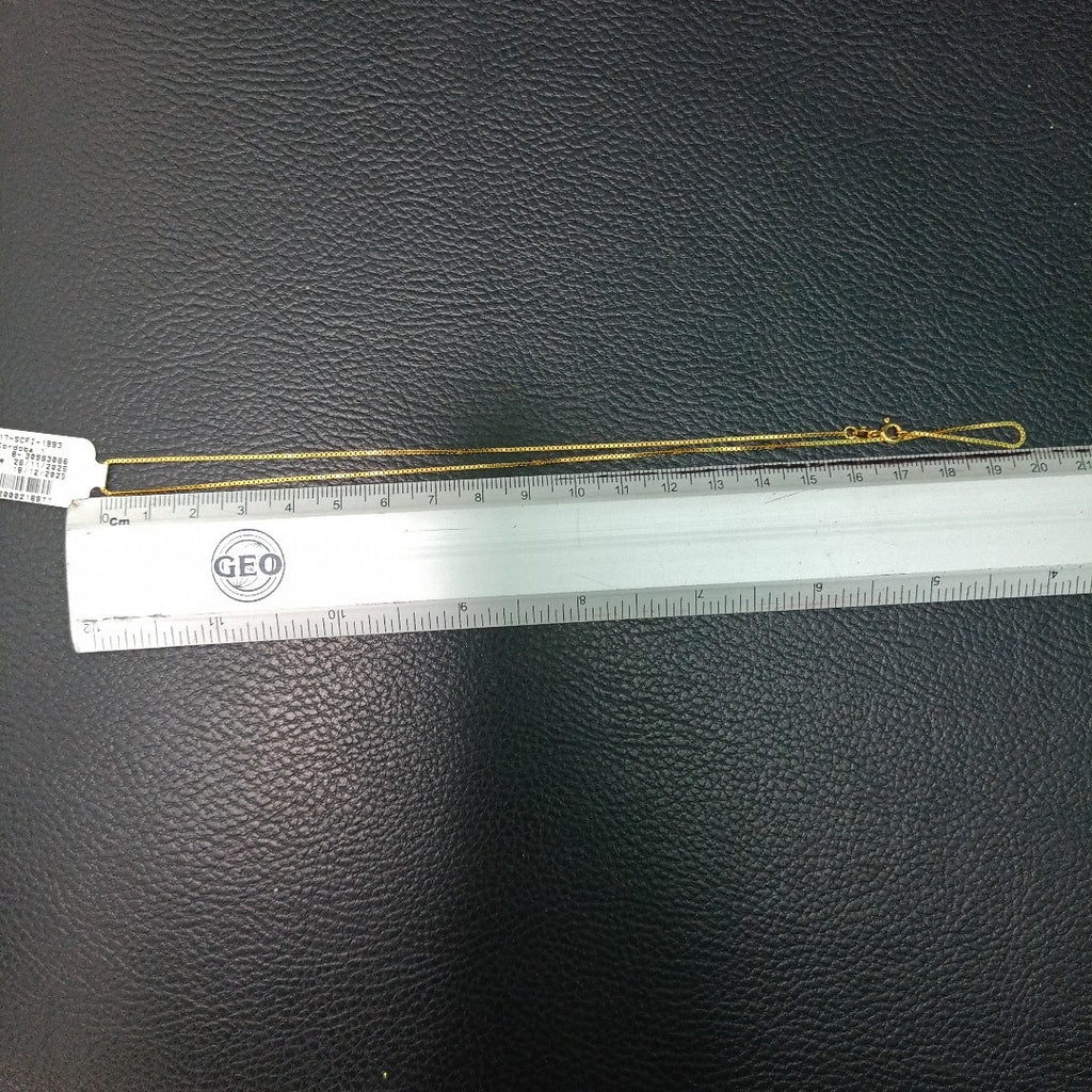 K1 2,30 GRMS 14 K ESPECIFICACIONES COMPLEMENTARIAS CADENA HECHURA ESPECIAL (SEMINUEVO)